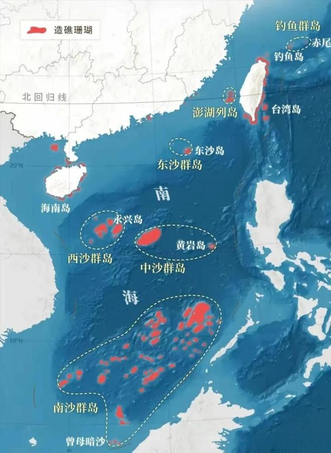 中国南海位置图，揭示南海地理特征与重要性，中国南海位置图揭秘，南海地理特征及重要性概述