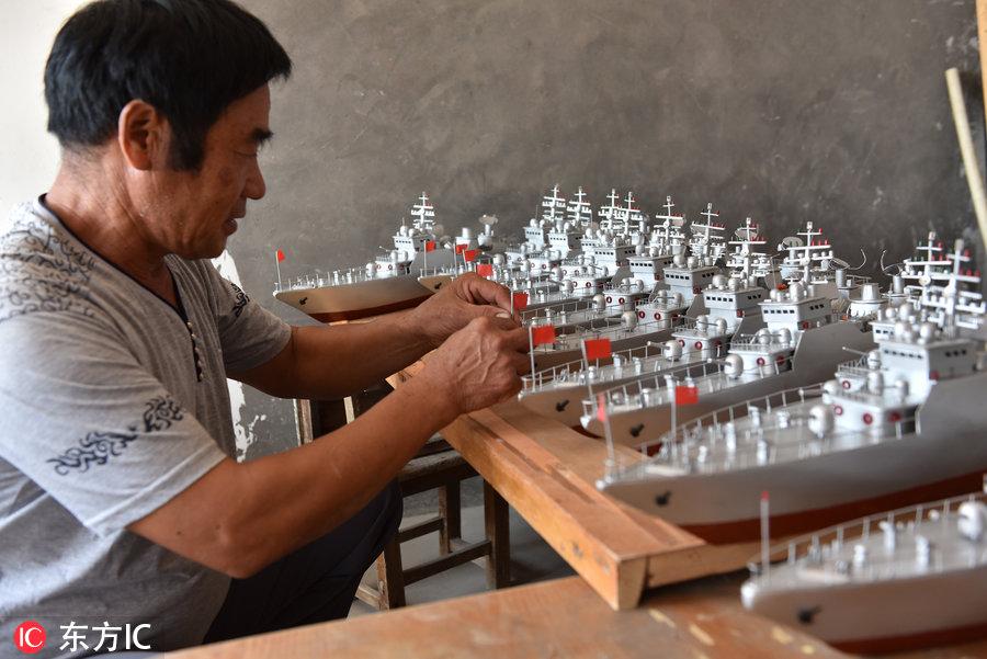 航空母舰模型制作手工教程，手工制作航空母舰模型教程
