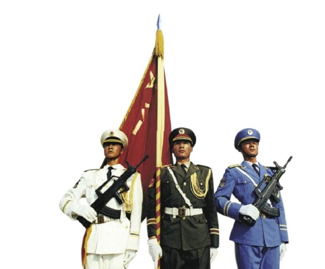 三军仪仗队图片动漫海报，荣耀与力量的展现，三军仪仗队图片动漫海报，荣耀与力量的辉煌展现