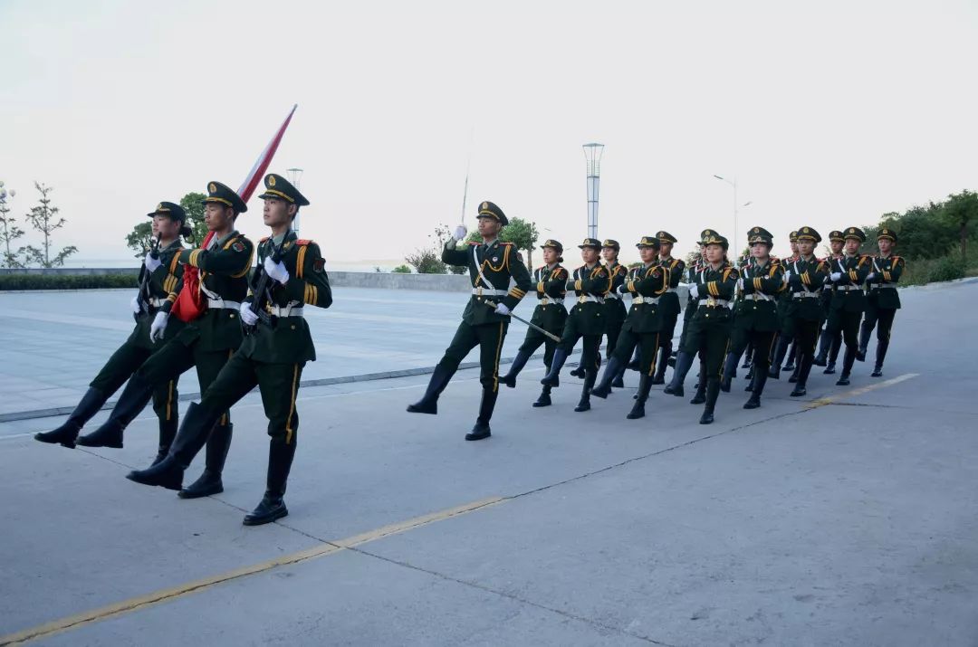 中国国旗护卫队,荣耀与使命的象征,中国国旗护卫队,荣耀与使命的守护者